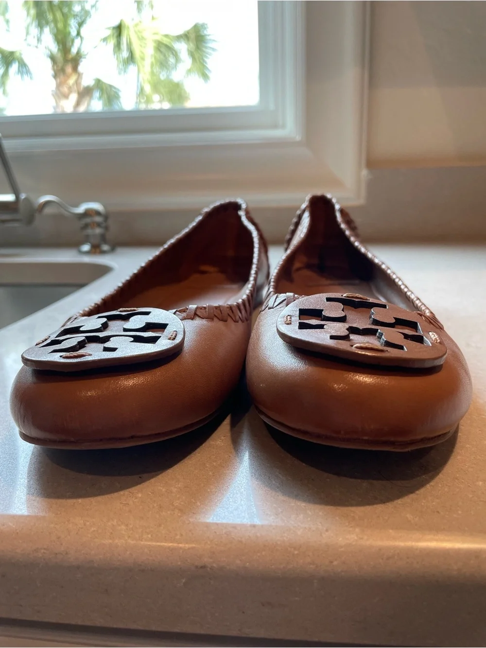 Tory Burch Gabi Ballet Flat | Royal Tan